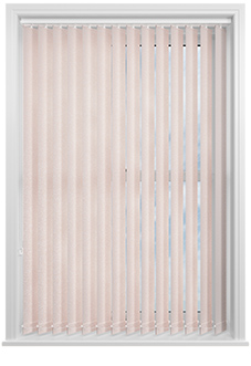 Shimmer (Blackout), Rose Gold - Vertical Blind